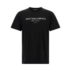Dolce & Gabbana �h���`�F�K�b�o�[�i �����Y T�V���c�E�J�b�g�\�[ G8RN8TG7O9YN0000 Printed T-shirt Black IT46 IT48 IT50 IT52 IT54 IT56 IT58 IT60 52 54 50 56 58 48 �y���������E�֐ō��z