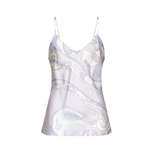 Emilio Pucci �G�~���I�v�b�` ���f�B�[�X �^���N�g�b�v�E�L���~�\�[�� 5URM055U731015 Pucci Top 40 42 44 46 �y���������E�֐ō��z