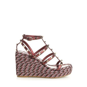 Valentino Garavani ���@�����e�B�m ���f�B�[�X �T���_�� 6W2S0F95CCKQP3 Metallic calfskin wedge Violet EU36 EU38 EU39 EU40 EU34 EU35 EU37 EU41 EU42 36 38 37 40 39 �y���������E�֐ō��z