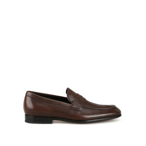 Tod's トッズ メンズ ローファー XXM51B00010D90S800 Tapered toe dark brown leather loafers Dark Brown 9.5 9 8.5 7 6.5 6 7.5 8 【送料無料・関税込】