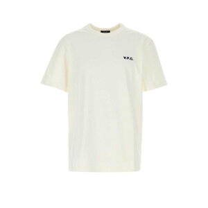 A.P.C. �A�[�y�[�Z�[ �����Y T�V���c�E�J�b�g�\�[ COHBQH26391TAE Ivory cotton t-shirt White XL L XS M S 2XL �y���������E�֐ō��z