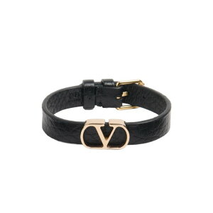 Valentino Garavani ���@�����e�B�m �����Y �u���X���b�g YJ0X63NTP0NO VLOGO SIGNATURE BRACELET 0NO NERO onesize �y���������E�֐ō��z