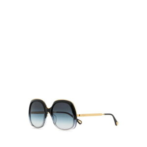 Chloe NG fB[X TOXEACEFA CH0327S00556 Black acetate sunglasses Black onesize yE֐ōz