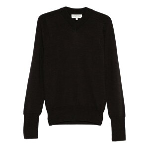 Studio Nicholson �X�^�W�I�j�R���\�� ���f�B�[�X �j�b�g�E�Z�[�^�[�E�J�[�f�B�K�� SN1501INVERNESSWALNU Sweater Studio Nicholson BROWN XS S M �y���������E�֐ō��z