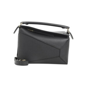 LOEWE ���G�x ���f�B�[�X �n���h�o�b�O�E�V�����_�[�o�b�O A510P60XAW1100 Small Puzzle Edge bag Black onesize IT0 �y���������E�֐ō��z