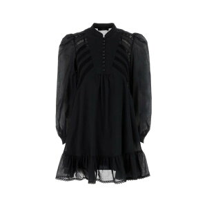 Weekend Max Mara �E�B�[�N�G���h �}�b�N�X�}�[�� ���f�B�[�X �����s�[�X�E�h���X�E�I�[���C������ 2515231023600002 Black cotton Asteri1234 dress Black 38 40 42 44 �y���������E�֐ō��z