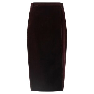 Saint Laurent �T�����[���� ���f�B�[�X �X�J�[�g 826769Y615W6500 Velvet skirt Bordeaux FR30 FR32 FR34 FR36 FR38 FR40 FR42 FR44 FR46 FR48 FR50 FR52 FR54 40 38 36 34 �y���������E�֐ō��z