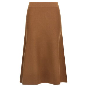 Max Mara Studio マックスマーラ ステュディオ レディース スカート 2526306011600003 'Giusy' skirt Brown M S XS 【送料無料・関税込】