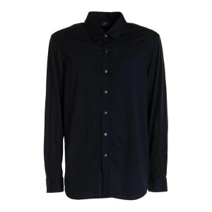 Brioni �u���I�[�j �����Y �V���c�E�u���E�X UJNQ0LOA6131000 Classic Long Sleeve Shirt Black 3XL �y���������E�֐ō��z