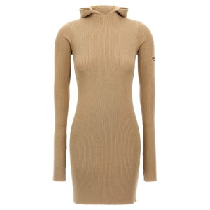 FENDI �t�F���f�B ���f�B�[�X �����s�[�X�E�h���X�E�I�[���C������ FZDC60ASJKF1PNO Hooded dress Beige IT38 IT40 IT42 40 42 �y���������E�֐ō��z