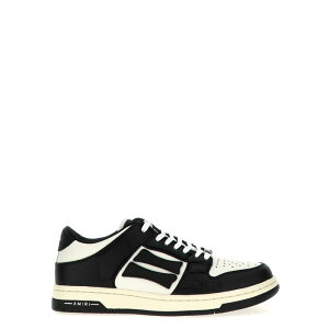 AMIRI �A�~�� �����Y �X�j�[�J�[ AMFOSR1047BLACKWHITE 'Skel Top Low' sneakers White/Black IT40 IT41 IT42 IT43 IT44 IT45 IT46 41 40 42 43 44 45 46 38 �y���������E�֐ō��z