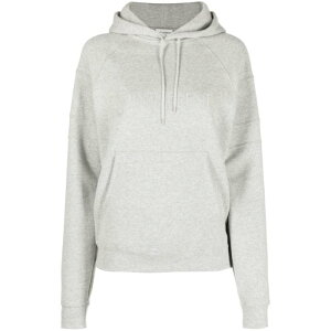Saint Laurent �T�����[���� ���f�B�[�X �X�E�F�b�g�E�t�[�f�B�[ 728319Y37GY1403 Felpa in cotone con logo ricamato Grey L XS S M �y���������E�֐ō��z