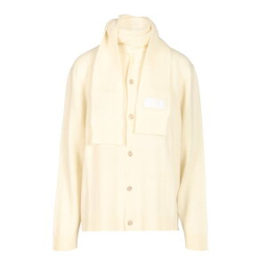MM6 Maison Margiela エムエムシックス レディース ニット・セーター・カーディガン S52HP0034M13140101 Wool blend cardigan White 3XL 4XL 5XL L M S XL XS 2XL 2XS 【送料無料・関税込】