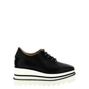 Stella McCartney Xe }bJ[gj[ fB[X [XAbv 810078E000851065 'Sneak-Elyse' wedge White/Black IT34 IT341/2 IT35 IT351/2 IT36 IT361/2 IT37 IT371/2 IT38 IT381/2 IT39 IT391/2 IT40 351/2 361/2 371/2 381/2 391/2 39.5 3... 