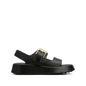 Tod's �g�b�Y ���f�B�[�X �T���_�� XXW95L0KA50N6MB999 LEATHER STRAPPY SANDALS WITH MAXI BUCKLE B999 36 36.5 37 37.5 38 38.5 39 40 39.5 �y���������E�֐ō��z