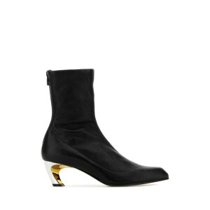 Alexander McQUEEN �A���L�T���_�[�E�}�b�N�C�[�� ���f�B�[�X �u�[�c 797577WIG211399 Black leather Armadillo ankle boots Black 36 37 37.5 38 38.5 39 40 41 �y���������E�֐ō��z