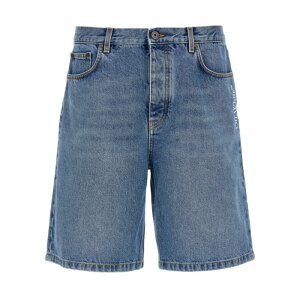 Off-White �I�t�z���C�g �����Y �V���[�g�p���c OMYC028S26DEN00140004000 'Half Arrow' bermuda shorts Blue 30 32 34 �y���������E�֐ō��z
