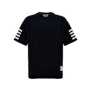 Thom Browne �g���E�u���E�� �����Y T�V���c�E�J�b�g�\�[ MJS246A07323415 '4 Bar' T-shirt Blue 1 2 3 4 5 0 �y���������E�֐ō��z