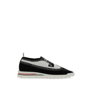 Thom Browne �g���E�u���E�� �����Y �X�j�[�J�[ MFD262AE0648980 TECH RUNNER SNEAKER BLACK 61/2 71/2 6.5 6 7 8 7.5 �y���������E�֐ō��z