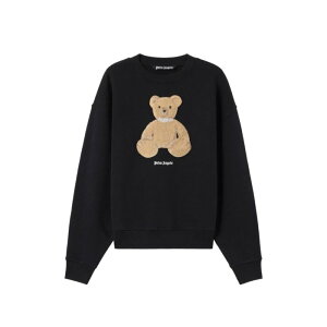 Palm Angels �p�[���G���W�F���X �����Y �X�E�F�b�g�E�t�[�f�B�[ PMBA08HS26FLE0091060 Sweatshirt Palm Angels BLACK L M S XL 2XL 3XL �y���������E�֐ō��z