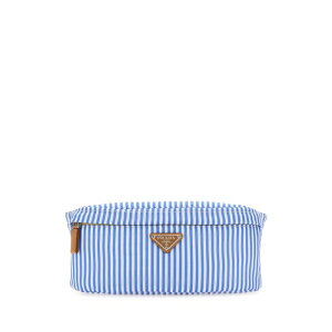 Prada �v���_ �����Y �{�f�B�E�x���g�o�b�O 2VL034VTOO2CN7F0OEQ Printed Re-Nylon belt bag Stripped onesize �y���������E�֐ō��z