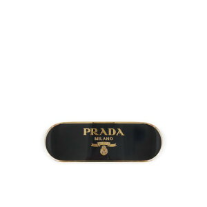 Prada �v���_ ���f�B�[�X �w�b�h�A�N�Z�T���[ 1IF0222BA6F0632 Prada Accessories Black Blacks and greys onesize �y���������E�֐ō��z