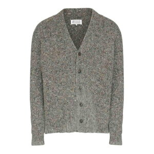 Maison Margiela ���]�� �}���W�F�� �����Y �j�b�g�E�Z�[�^�[�E�J�[�f�B�K�� S50HP0036M13150001F Cardigan Grey Grey L M �y���������E�֐ō��z