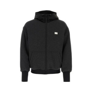 Dolce & Gabbana �h���`�F�K�b�o�[�i �����Y �J�W���A���W���P�b�g G9YF6TGG711S9000 Charcoal polyester blend jacket Black 48 46 50 �y���������E�֐ō��z