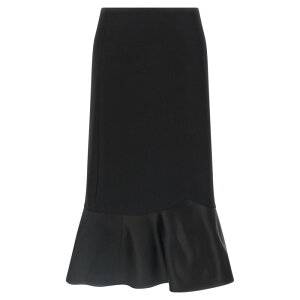 FENDI �t�F���f�B ���f�B�[�X �X�J�[�g FQ7687AJYFF0GME Grain de Poudre skirt Black IT38 IT40 IT42 IT44 40 42 44 46 �y���������E�֐ō��z