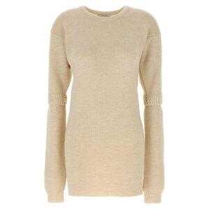 yyVX[p[Z[ ő80%OFF+P2{~zLEMAIRE [ fB[X s[XEhXEI[C DR1088LK1028WH048 Knitted dress with removable sleeves White M S yE֐ōz