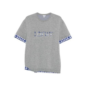 LOEWE ���G�x �����Y T�V���c�E�J�b�g�\�[ H526Y55K151122 Loewe T-shirts and Polos Grey Blacks and greys L M S XL �y���������E�֐ō��z