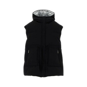 yyVC[OXӍՍő80%OFF+P2{~zHerno wm fB[X _EWPbgER[g PI00381DL128399300 Black polyester blend sleeveless down jacket Black XS S L M yE֐ōz