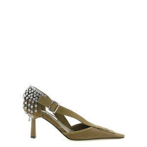 Prada �v���_ ���f�B�[�X �p���v�X�E�n�C�q�[�� 1I443OFB075010F0161 Canvas pumps Green 37 37.5 38 39 40 36 36.5 38.5 41 �y���������E�֐ō��z