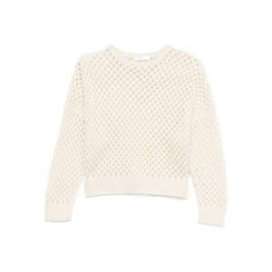 Max Mara �}�b�N�X�}�[�� ���f�B�[�X �j�b�g�E�Z�[�^�[�E�J�[�f�B�K�� ESSEN042001 Sweater Max Mara NEUTRALS XS S M �y���������E�֐ō��z
