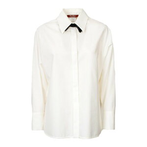 Max Mara Studio �}�b�N�X�}�[�� �X�e���f�B�I ���f�B�[�X �V���c�E�u���E�X ROLL001 Roll White 42 44 38 40 �y���������E�֐ō��z