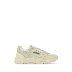 AUTRY �I�[�g���[ ���f�B�[�X �X�j�[�J�[ HYLWGP01 White leather and mesh Hyperway sneakers White 36 37 38 39 40 41 �y���������E�֐ō��z