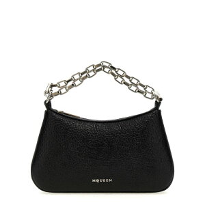 Alexander McQUEEN �A���L�T���_�[�E�}�b�N�C�[�� ���f�B�[�X �n���h�o�b�O�E�V�����_�[�o�b�O 8135531VDGB1000 'McQueen T-bar Mini' handbag Black onesize IT0 �y���������E�֐ō��z