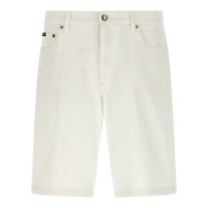 Dolce & Gabbana �h���`�F�K�b�o�[�i �����Y �V���[�g�p���c GWNXADG8JR8S9001 Five-pocket bermuda shorts White IT46 50 52 54 �y���������E�֐ō��z