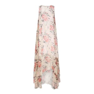 LOEWE ���G�x ���f�B�[�X �����s�[�X�E�h���X�E�I�[���C������ S540Y09XRS9990 Long Silk Dress With Floral Print Multicolour 36 �y���������E�֐ō��z
