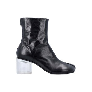 MM6 Maison Margiela �G���G���V�b�N�X ���f�B�[�X �u�[�c S59WU0265P7560T8013 MM6 Maison Margiela Flat shoes Black Blacks and greys 381/2 36 37 38 39 40 �y���������E�֐ō��z