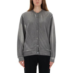 OUR LEGACY �A���[���K�V�[ ���f�B�[�X �j�b�g�E�Z�[�^�[�E�J�[�f�B�K�� W4253DGGREYSPRAYDYECHERUBWOOL CARDIGAN DUAL GREY 38 36 34 �y���������E�֐ō��z