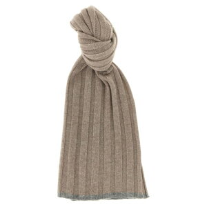 【楽天お買い物マラソン 最大80%OFF+P2倍】Brunello Cucinelli ブルネロ・クチネリ メンズ スカーフ・マフラー M2240819CYN11 Ribbed cashmere scarf Beige onesize 【送料無料・関税込】
