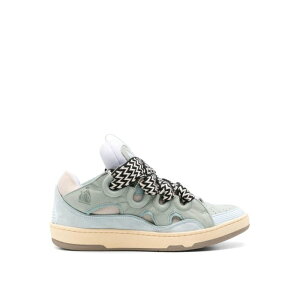 LANVIN �����o�� ���f�B�[�X �X�j�[�J�[ FUSKDK12DRA221 Curb sneakers Light Blue 39 38 37 40 �y���������E�֐ō��z