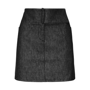 Courreges �N���[�W�� ���f�B�[�X �X�J�[�g 225DJU271DE00359011 Denim Mini Skirt With Belt Grey 36 30 38 40 �y���������E�֐ō��z