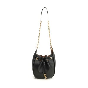 Saint Laurent �T�����[���� ���f�B�[�X �n���h�o�b�O�E�V�����_�[�o�b�O 840888AAFC01113 YSL BO SUPPLE BUCKET SANTORINI LUX CALF C/FOD CO Black onesize IT0 �y���������E�֐ō��z