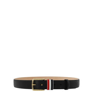 Thom Browne �g���E�u���E�� �����Y �x���g�E�T�X�y���_�[ MCX039A00198001 'RWB' leather belt Black 100 105 85 95 90 60 100cm 105cm 85cm 90cm 95cm �y���������E�֐ō��z