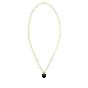 yyVX[p[Z[ ő80%OFF+P2{~zValentino Garavani @eBm fB[X lbNX 6W2J0Y07LTDQYL Ivory pearls Coeur Royal necklace White onesize yE֐ōz