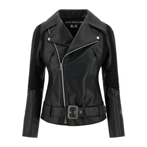 JUNYA WATANABE �W������ ���^�i�x ���f�B�[�X ���U�[&�t�@�[�W���P�b�g�E�R�[�g JPJ0071 Knitted insert jacket Black L M �y���������E�֐ō��z