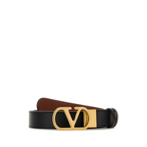 Valentino Garavani ���@�����e�B�m �����Y �x���g�E�T�X�y���_�[ 8Y2T0SQ3IYRDRN Black reversible leather belt Black 100 105 110 85 90 95 115 �y���������E�֐ō��z