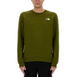 THE NORTH FACE UEm[XEtFCX Y XEFbgEt[fB[ NF0A7X1IPIB1 SWEATSHIRT WITH LOGO GREEN M L XL yE֐ōz